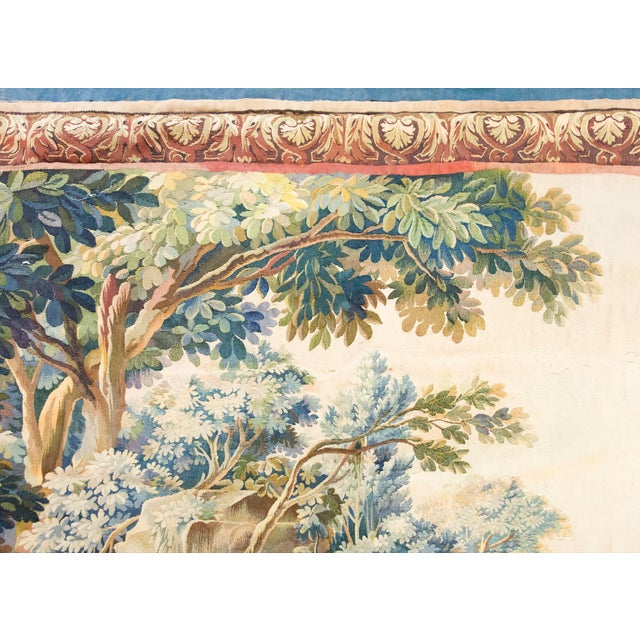 Early 20th Century Early 20th Century French Tapestery Rug For Sale - Image 5 of 12