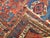 Late 19th Century Caucasian Soumak Rug, Handwoven Allover Geometric, Red & Blue, 5' x 7' For Sale - Image 17 of 17