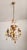 Vintage Venetian Three-Light Chandelier with Murano Glass Drops, 1960s For Sale - Image 15 of 18