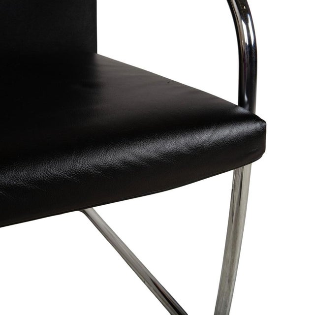 Visasoft Leather Black Cantilever Office Chairs by Vitra, Set of 8 For Sale - Image 5 of 15