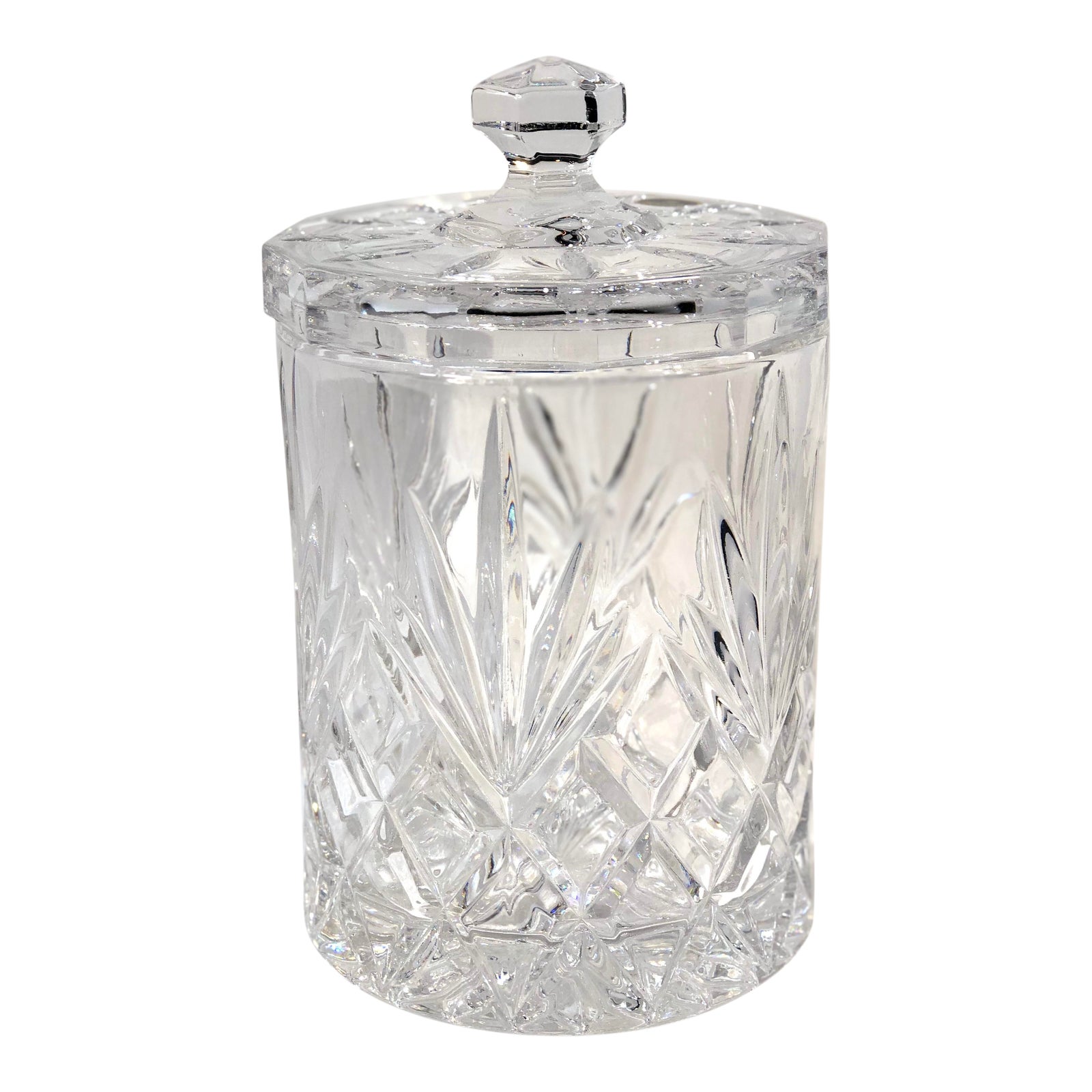 Dining & Serving Bohemian Czechoslovakia Lead Crystal Candy dish with