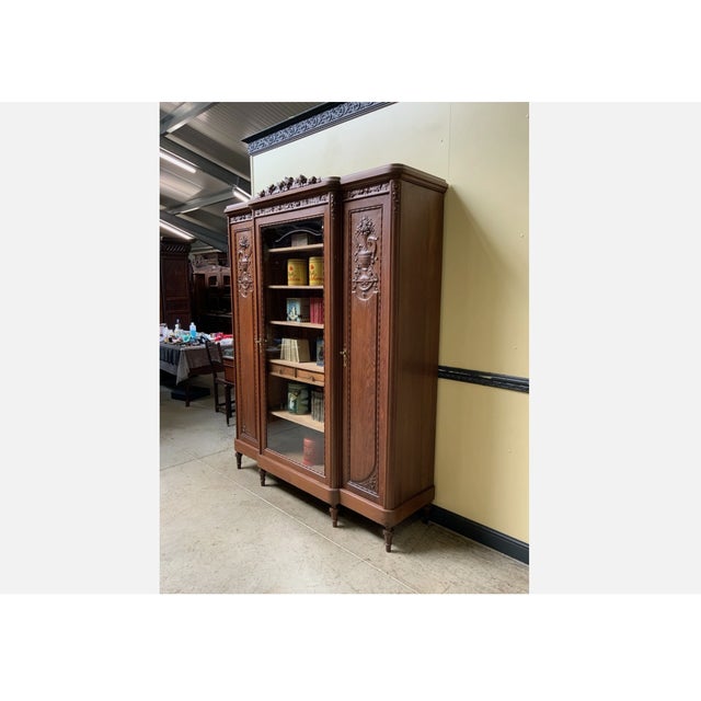 Antique Art Nouveau Display Cabinet, 1900 For Sale - Image 10 of 13