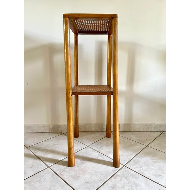 1960s Cane Console with Elephant Legs, 1960 For Sale - Image 5 of 11