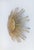 Small Spanish Gold-Leaf Gilt Metal Sunburst Fixture or Sconce, 1960s, in Very Good conditions. Designed 1960 to 1969 Up to...