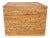 Artifacts Rattan Rectangular Hinged Chest/Trunk in Honey Brown - 23" For Sale