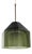 Mid-Century Modern Scandinavian Glass and Brass Pendant Light by Carl Fagerlund for Orrefors, Sweden, 1960s For Sale