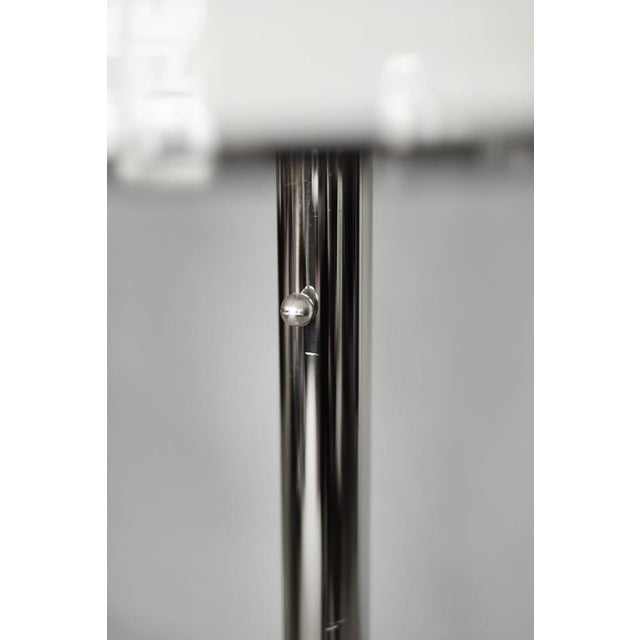 Vintage Swedish Chrome and White Acrylic Floor Lamp from Nybro Armaturfabrik, 1970s For Sale - Image 10 of 16