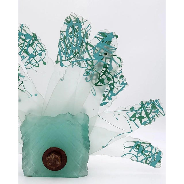 "Rusted Bolt Series" Glass Sculpture, Circa 1984 For Sale - Image 4 of 10