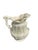 Vintage Victorian Style Iridescent Luster Glazed White Ceramic Pitcher and Basin - A Set For Sale - Image 10 of 12
