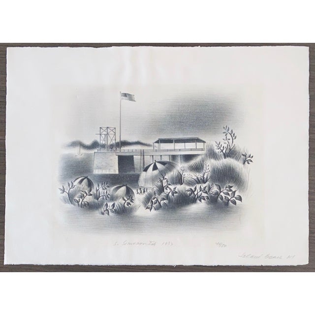 Simka Simkhovitch (Russian/American 1893 - 1949) signed lithograph. Pencil signed and dated "S. Simkhovitch 1933" lower...