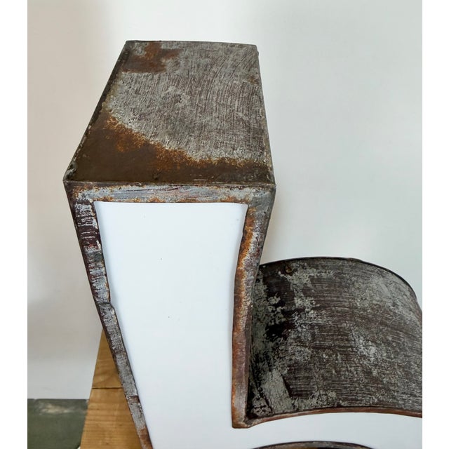 Vintage Illuminated Advertising Letter H, 1960s For Sale - Image 9 of 17