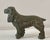 Figurative Handsome Vintage Bronze or Pewter Cocker Spaniel Dog Sculpture Desk Art Paperweight For Sale - Image 3 of 7