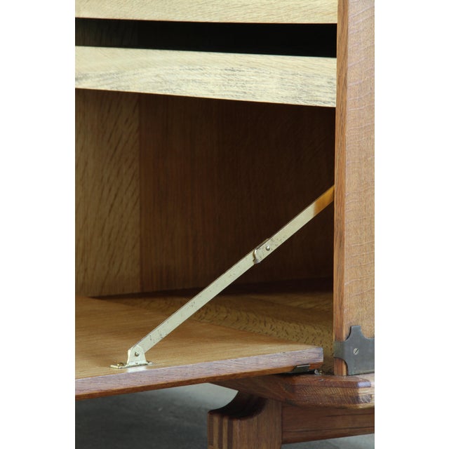 Danish Brutalist Oak Chest by Henning Kjærnulf, 1960s For Sale - Image 11 of 18