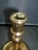 17th Century 18th Century Continental Brass Baroque Candlestick For Sale - Image 5 of 8