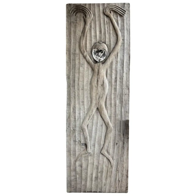 Tribal Striking Mentawai Tribal Door Panel Sacred Monkey Carving C. 1900 For Sale - Image 3 of 7