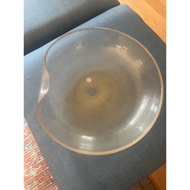 1980s 1980’s Elsa Peretti for Tiffany & Co. Murano Glass Plate 24 Kt Gold, Archimede Seguso For Sale - Image 5 of 8