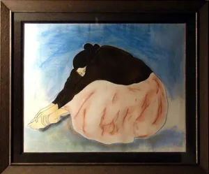 R C Gorman "Cherokee Girl" Original Pastel Drawing Hand Signed Fine Art, Framed