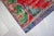 Red 1980s Hand Knotted Turkish Rug. Floral Colorful Small Area Rug, Bath Mat, Kitchen Decor 2'2" X 4'5" For Sale - Image 8 of 13
