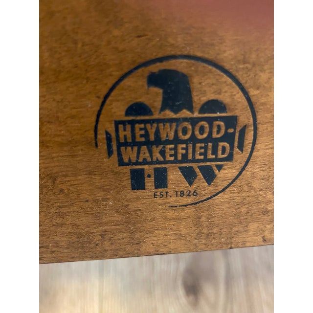 Brown 1950s HeyWood Wakefield King Headboard For Sale - Image 8 of 10