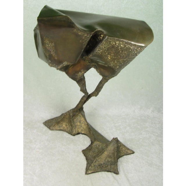 1975 Rogelio Madero De La Pena Bronze Sculpture "Campana en El Norte" For Sale - Image 13 of 18