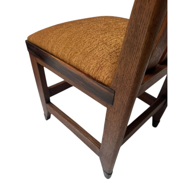 Vintage Art Deco Dining Room Chairs by Hendrik Wouda for Pander, 1924, Set of 4 For Sale - Image 10 of 12