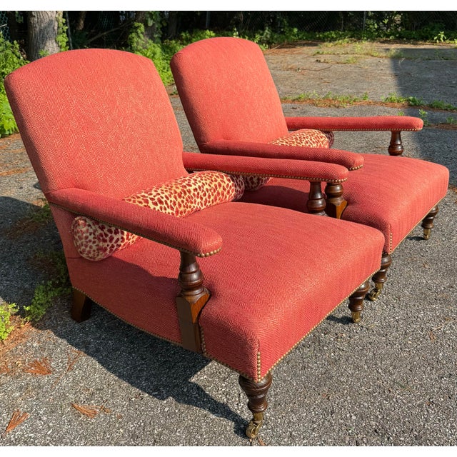 2020s George Smith Edwardian Chairs- Set of 2 For Sale - Image 5 of 12