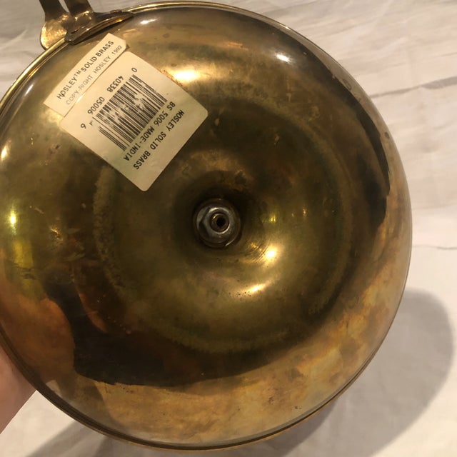 Vintage Hosley Brass Candlestick Holder With Wax Drip Tray Chairish