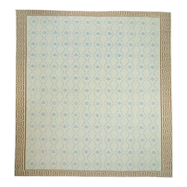 Turkish Kilim Oriental Handmade Flatweave 18'4" x 19'3" #18014 For Sale