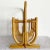 Boho Chic Bamboo Rattan Magazine Rack For Sale In Miami - Image 6 of 11