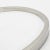 Oval Tray in White Shagreen With Polished Stainless Steel by Kifu Paris For Sale - Image 9 of 9