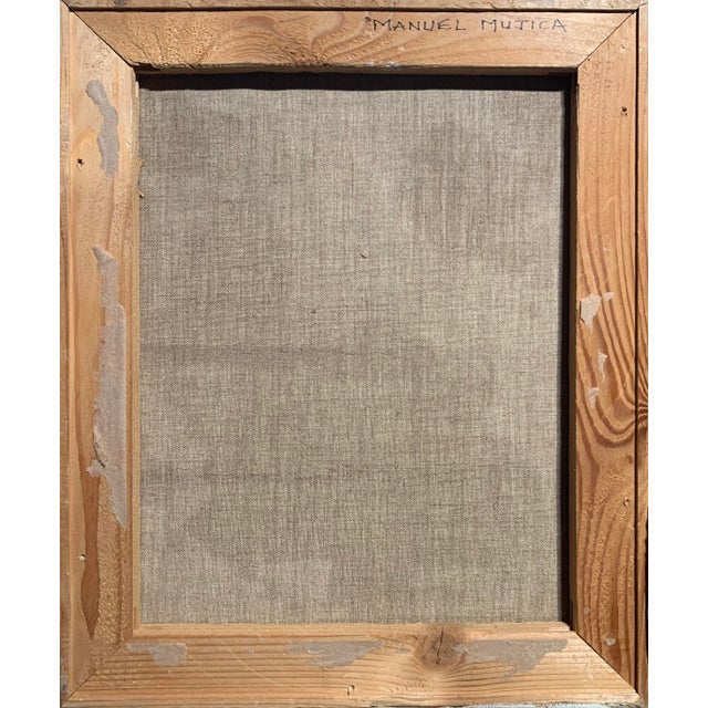 Green 'Au Table' by Manuel Vicente Mujica, Venezuelan Post-Impressionist Oil, Museo De Bellas Artes, Caracas For Sale - Image 8 of 9