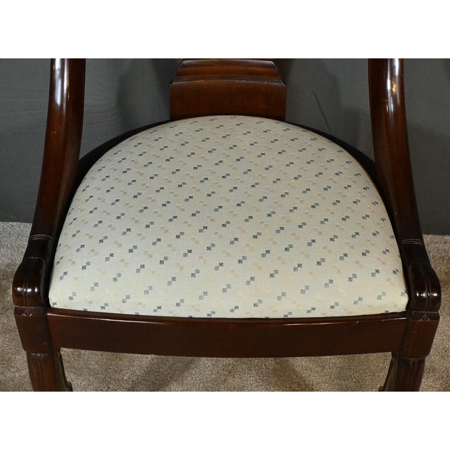 Gondola Chairs in Mahogany, Set of 4 For Sale - Image 9 of 18