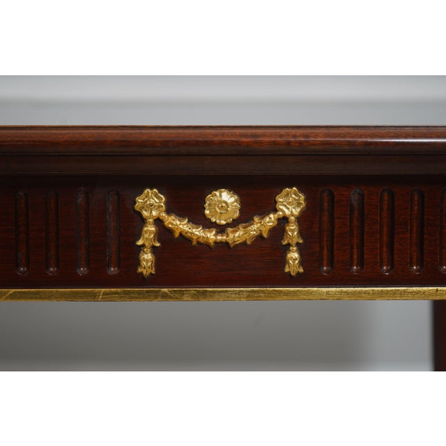 John Widdicomb Neoclassical Mahogany Dining Room Table For Sale - Image 16 of 18