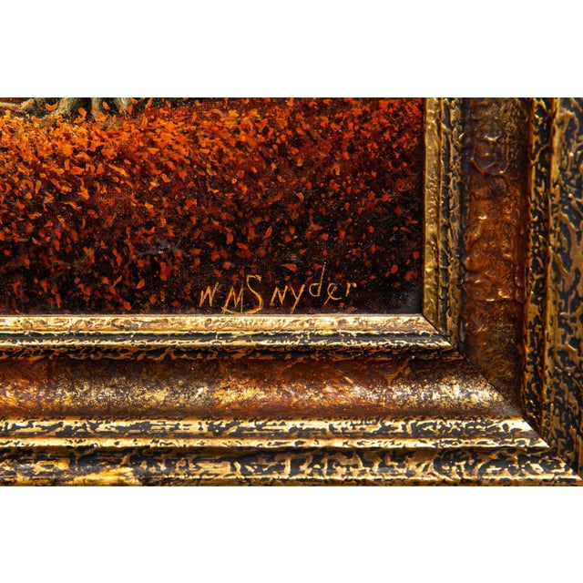 American Landscape Painting of Beech Woods in Autumn by William Snyder For Sale - Image 12 of 18