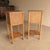 Brown Striped Oak Bedside Tables, Set of 2 For Sale - Image 8 of 13