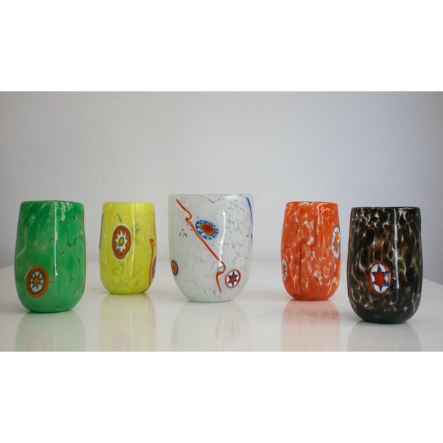 Mirò Glasses by Mariana Iskra for Ribes Studio Maestro Ballarin, Set of 6 For Sale - Image 3 of 18