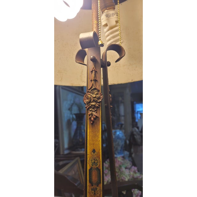 Metal 1920s French Bouillotte Table Lamp For Sale - Image 7 of 12