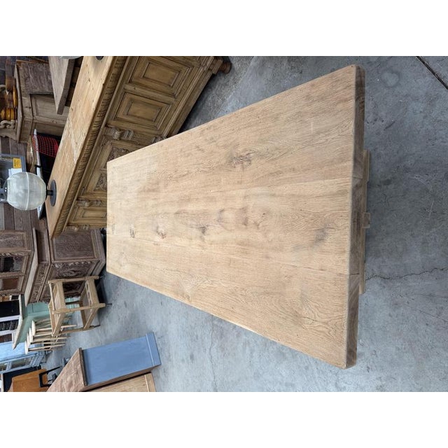 Monastery Style Oak Table For Sale - Image 6 of 10