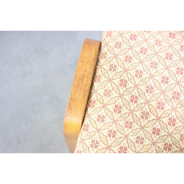 Mid-Century Modern Upholstered Ottoman from Jitona, Czechoslovakia, 1960s For Sale - Image 6 of 8