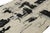 Rug & Kilim’s Abstract Rug in Ivory With Black and Ice Blue Patterns For Sale In New York - Image 6 of 7