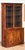 English English Two-Tiered Glass Front Bookcases of Figured Wood - Two Available For Sale - Image 3 of 17