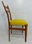 Italian Art Deco Walnut Chairs with Colorful Velvet Seats, 1950s, Set of 6 For Sale - Image 10 of 12
