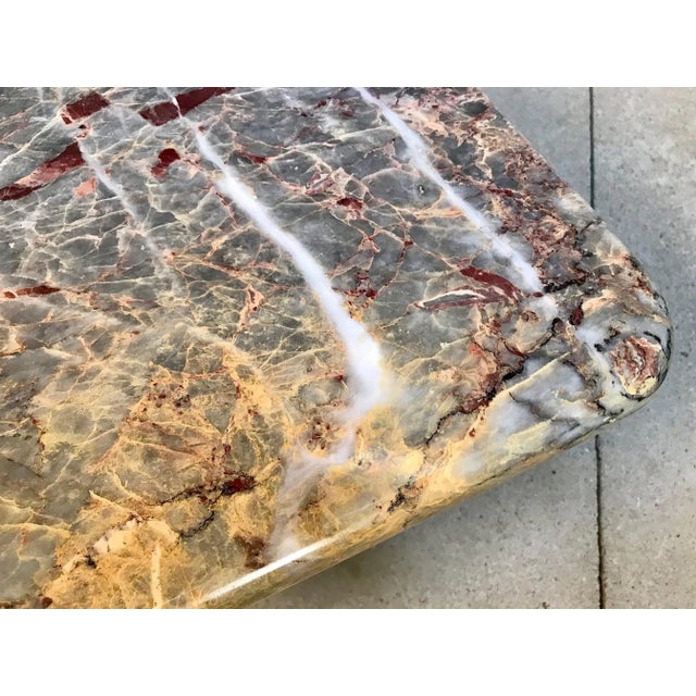 Italian Square Multicolored Marble Side or Coffee Table, 1970s For Sale - Image 12 of 18