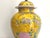 Canary Yellow Geisha Ginger Jar Lamp & Shade, 1950s For Sale - Image 8 of 10