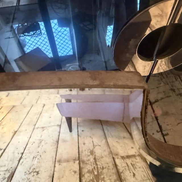 An Iconic 1950s Mid-Century Modern Gio Ponti Style Shield Italian Wall Mirror For Sale - Image 12 of 14