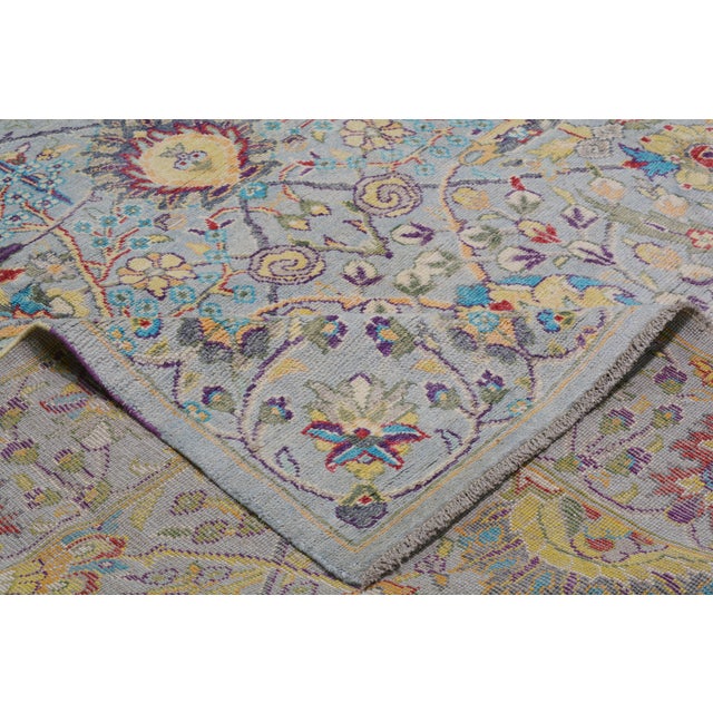 Vintage Turkish Anatolian Hand Knotted Wool Rug, 8'7"x12' For Sale In New York - Image 6 of 6