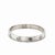 Cartier Cartier, Love Bangle Bracelet 4 Diamond Classic Model 18k White Gold For Sale - Image 4 of 6