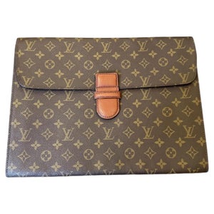 A Louis Vuitton LV Monogram Canvas and Leather Document Holder or Clutch