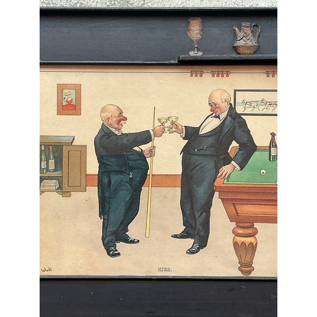 Vintage Boho Book Plate “Kiss” For Sale - Image 4 of 12