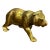 Antique English Brass Bear For Sale